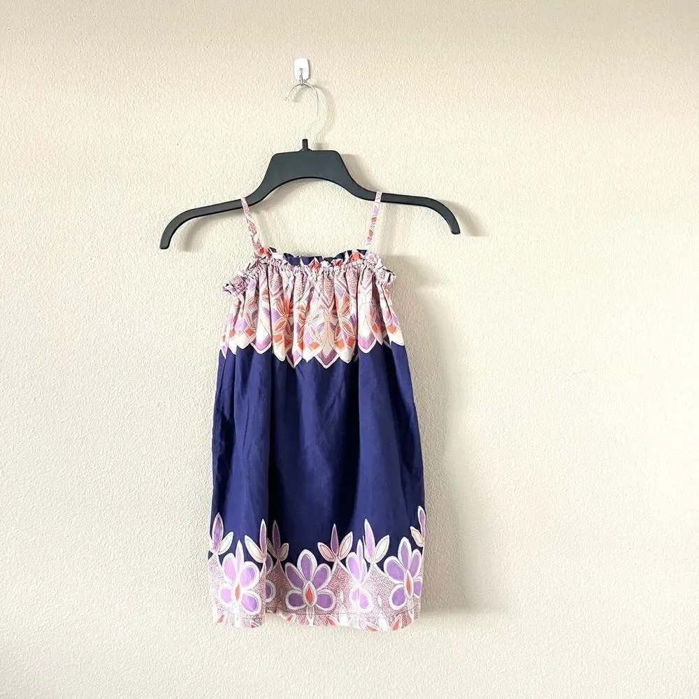BabyGap Navy Floral Dress - Toddler/4 yr old